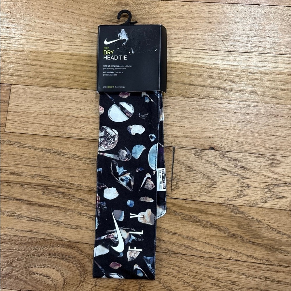Nike Fly Headband with Multicolor Abstract Design